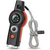 WARAGOD Sonic Fischio d'emergenza multifunzionale 7 in 1, arancione,