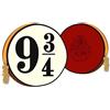Groovy Portamonete Hogwarts Express 9 3/4 di Harry Potter, beige/nero/bordeaux