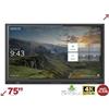 AVOCOR Monitor Digital Signage Led75'' Avocor AVE-7540 4K Ultra HD 3840X2160 8ms Nero [AVE-7540]