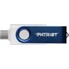Patriot Pen Drive 32GB Patriot Xporter X550 USB-A/C 3.2 Blu/Bianco [PS32GX550AAD]