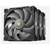 Sudokoo Ventole Sudokoo Mach120 PWM Lufter 500-3000rpm 120mm Nero 3pz