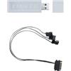 Lian li Controllo ventole Lian Li Uni Fan V2.1 Wireless 2.4GHz 12V RGB Usb-A Bianco [G89.RF-T-W.02]