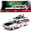 Jada Toys ECTO-1 Ghostbusters van metaal, schaal 1:24, verzamelmodel met deuren,