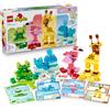 LEGO DUPLO Animal Building Game - Educational Shape and Colour Sorting Toy for T