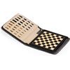 Italfama Set Scacchi In Legno Magnetico 25x25cm Scacchiera Ebano Cassa Zip
