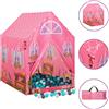 vidaXL Tenda da Gioco per Bambini 250 Palline 190x264x90 cm Colori Diversi vidaXL