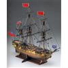 COREL SM59 BARCA Modello H.M.S. GREYHOUND Nave armata FREGATA britannica 1:100