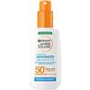 Garnier Ambre Solaire Advanced Sensitive Adulti Ceramide Protect Spray Protettivo SPF50+, 150 ml
