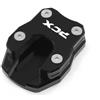 NTEPOICXA Alzate PCX125 PCX150 PCX160 Tutto L'anno PCX 125 150 160 Cavalletto Moto Laterale Ingrandisci Piastra Di Supporto Pad Estensione(Black)