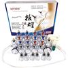 MYMM 26*coppettazione, cromatura biomagnetica tradizionale cinese terapia set di coppettazione casa estrarre kit di Hijama a vuoto/massaggio cinese set di coppettazione medica Agopuntura di aspirazione
