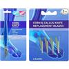 Generic Ever Ready - Kit per la rimozione di calli e calli con 4 lame extra, strumento per la cura dei piedi per talloni duri, secchi e screpolati, strumento per pedicure per piedi lisci e sani, sollievo