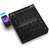 Reloop RMX-44 BT - Mixer DJ da club a 4 canali con Bluetooth, 9 ingressi, 4 uscite, connettività intelligente Bluetooth Input con funzione Cue