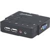 MANHATTAN Rete - Kvm Switch 2 Porte Usb/audio Nero