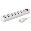 TECHLY Adattatore/connettore - Elettrico - Multipresa 7 Posti Italiana Bipasso Con S...