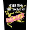 SEX PISTOLS Back Patch Toppa Gigante Never Mind OFFICIAL MERCHANDISE
