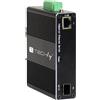 TECHLY PROFESSIONAL Rete - Convertitore Ethernet Industriale Gigabit 1 Porta Rj45 A 1 Porta Sfp N...