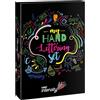 BIC My Hand Lettering Set, Kit Cancelleria 20 Pennarelli Punta Fine Intensity Colorati, 12 Pennarelli Intensity Punta Media in Feltro, 12 Pennarelli Dual-Tip, Lettering Set, Idea Regalo