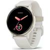 Garmin Smartwatch ( AMOLED ) VIVOACTIVE 5 Ivory e Cream gold 42 mm 010 02862 11