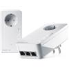 Magic 2 LAN Triple Starter Kit, Adattatore Powerline, Fino a 2.400 Mbps, 3 Porte