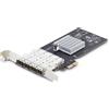 ‎STARTECH StarTech.com Scheda di rete SFP GbE a 4 porte, PCIe 2.0 x2 (Compatibile x4, x8,