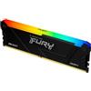 Kingston Fury Beast RGB Memoria RAM DDR4 3200MHz 16GB CL16 KF432C16BB2A/16