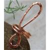 Artisan India Anello di guarigione minimalista in rame puro massiccio, fatto a mano, unisex...
