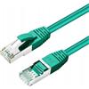 Microconnect Rj-45/Rj-45 Cat6 0,5 m - Cavo di rete (0,5 m, Cat6, S/UTP (STP), RJ-45, RJ-45, RJ-45, verde)