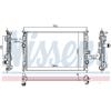NISSENS 606342: radiatore per il raffreddamento dell'acqua, adatto per: * PEUGEOT 3008 SUV (M) * PEUGEOT 5008 II * OPEL GRANDLAND X (A18) * CITROËN Berlingo (K9)