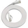 Microconnect V-UTP6A01W-FLAT-LSZH cavo denetwork Bianco 1 m Cat6a U/UTP (UTP)