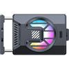 YROHGKPN Ventilatore di raffreddamento della fotocamera Embedded Semiconduttore Sistemi di Raffreddamento Monitor di Temperatura con USB C Ricarica Luce LED Radiatore Portatile