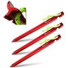 ThaiRoot Picchetti per tenda in lega di alluminio, 10 picchetti da 15 cm, picchetti forti da terra, robusti picchetti da campeggio con tiranti riflettenti