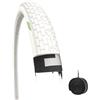 ECOVELO Copertone bianco 20 X 1.95 (50-406) + Camera Pneumatico in Gomma X Bike BMX Free Style Bicicletta Bimbo