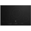 Beko PIANO COTTURA BEKO HII 84700 UFT 80 CM A INDUZIONE 4 FUOCHI INDYFLEX VETRO NERO