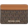 Michael Kors 32F1GJ6D0B-200 CARD HOLDER Donna BROWN Taglia TU
