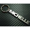 MICHELLE Portachiavi Portachiavi Con Gancio In Acciaio Inox Silver Per Regalo