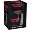 Stranger Things Mug & Socks Set Logo
