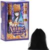 INSIGHT EDITIONS Anime Stile Tarocchi e Guida - Oracolo Divinazione Kit Con Borsa