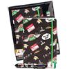 Friends Amici Notebook e penna multicolore A5 f.r.i.e.n.d.s regalo del libro One Size
