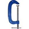 Eclipse Professional Tools E20-8 Morsetto a C Alta Resistenza 200 mm (8) - Telaio in Ghisa Duttile, Piastra Girevole in Acciaio, Filetto Acme, Legno e Metallo