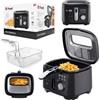 Eldom Friggitrice FR18C Nero 1800 W 2,5 L 27 x 21 x 2 cm