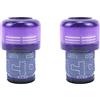WSeltrium 2 Pezzi Filtri V12 Da Sostituire Per dyson V12 Detect Slim, Detect Slim Animal, Slim+ Cordless Vacuum, V12 Slim Absolute Vacuums, SV34, SV35