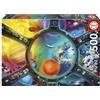 Educa - Puzzle 500 pezzi per adulti | Uscita nello spazio. Include colla Fix Puzzle. Dimensioni: 48 x 34 cm. Da 11 Anni (20253)