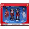 Burago Bburago 1:43 Scale Ferrari SF-25 F1 2025 - Charles Leclerc Two-Car Driver Pack | Ufficiale Ferrari Licensed Die-Cast Set | 2025 Scuderia Ferrari Formula 1 Collector's Set