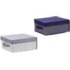 AD TREND 1 Pezzo Scatola Organizer Armadi in TNT Klaus 33 x 28 x 15 cm 2 Colori