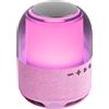 Mars Gaming MARSGAMING MS-FLOW, Altoparlante Portatile Bluetooth 15W, Illuminazione Orbilight RGB 360°, Suono Potente Driver DeepBass da 57mm, Altoparlante Gaming Compatto Bluetooth 5.3 e MicroSD, Rosa