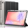 MoKo Custodia per Samsung Galaxy Tab S10 Lite 10,9 2025 SM-X400/SM-X406B con Portastilo S,Protettiva Trifold Sottile e Leggera con Posteriore Traslucida in PC Rigido,Auto Wake/Sleep, Nero