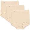Sloggi Basic+ Maxi 3p, Slip Donna, Beige (Skin), 8