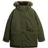 Superdry Uomo Giacca Parka In Pelliccia Sintetica Everest, Army Khaki Green, 3XL