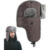 Raxove Cappelli da Soldato, Cappellini Caldi Imbottiti Trooper - Cappellino per Uso nei Giorni per la, Lo Sci, l'arrampicata in Montagna, Il Ciclismo e Il Lavoro all'aperto