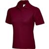 Uneek clothing Polo da donna, a maniche corte, Casual Granata Medium